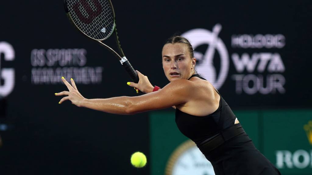 Aryna Sabalenka hat den Ball und die Nummer-1-Position der Weltrangliste im Visier