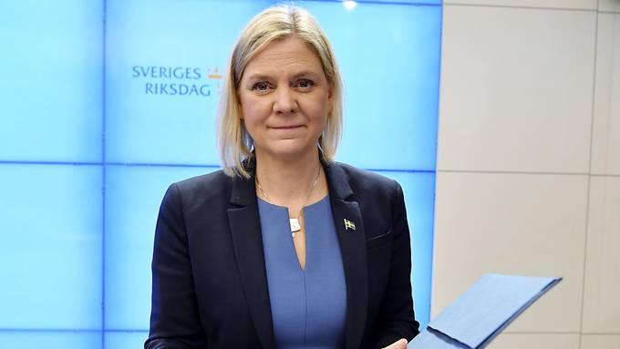 Schwedische Regierungschefin tritt am Tag ihrer Wahl wieder zurück