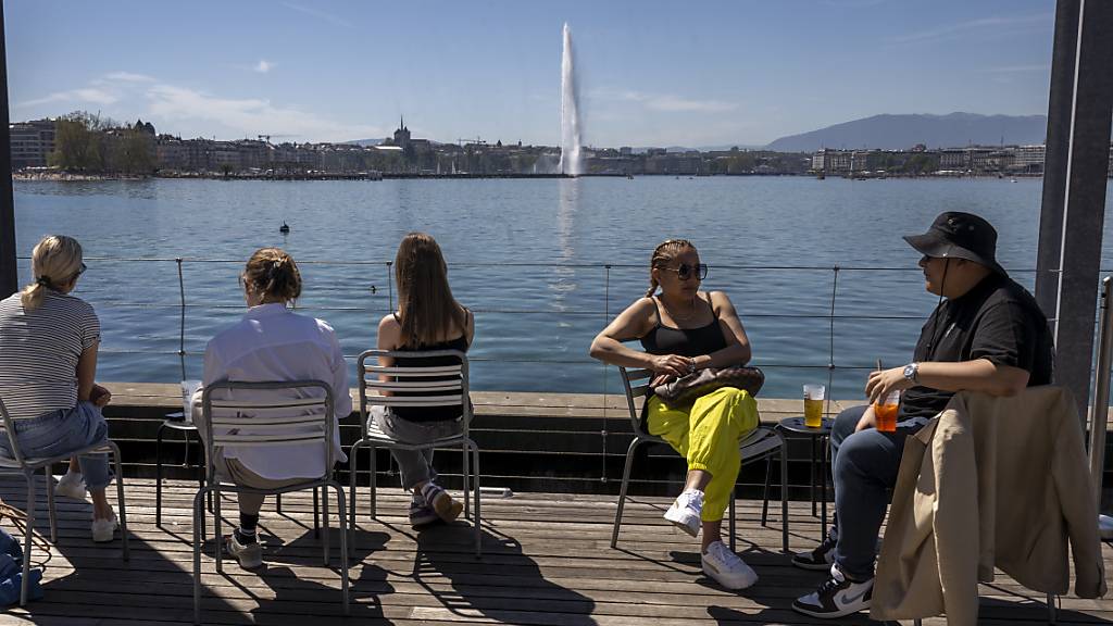 April-Temperaturrekord in Genf mit über 28 Grad