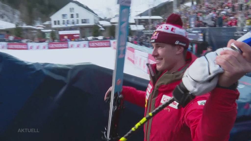 WM-Gold: Franjo von Allmen gewinnt Abfahrt in Saalbach
