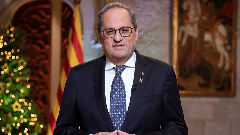 Der katalanische Regionalpräsident Quim Torra wurde abgesetzt, weil er sich geweigert hatte, Symbole der katalanischen Unabhängigkeitsbewegung von öffentlichen Gebäuden zu entfernen. (Archivbild)