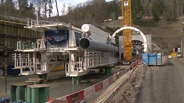 Bözbergtunnel-Ausbau gestartet