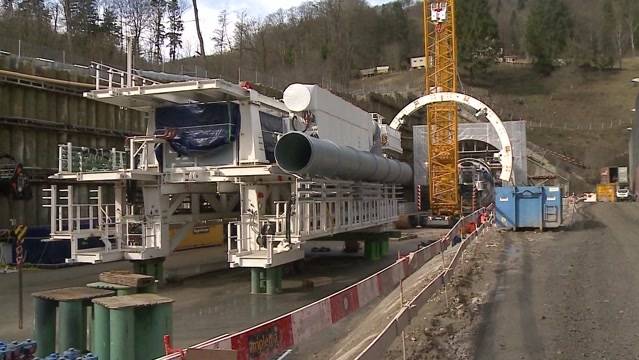 Bözbergtunnel-Ausbau gestartet