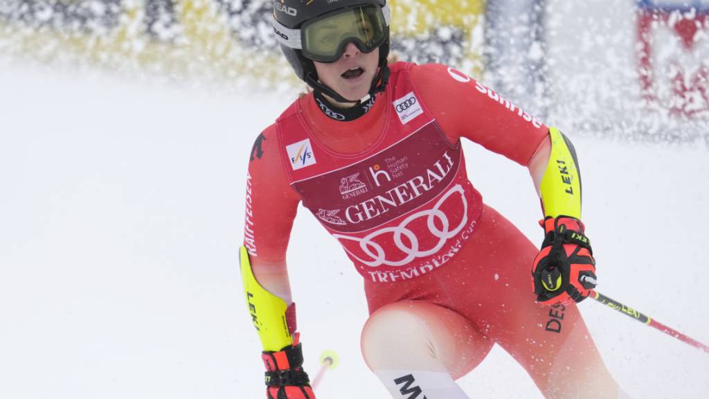 Für einmal leuchtete es nicht grün auf, als sie im zweiten Lauf ins Ziel kam: Lara Gut-Behrami musste sich beim Riesenslalom in Mont-Tremblant nach zwei Siegen mit Rang 5 begnügen