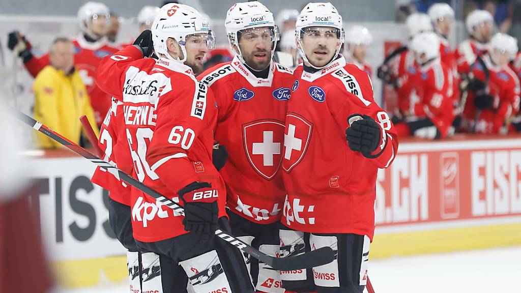 Romain Loeffel bringt die Schweiz mit dem 1:0 auf Siegeskurs