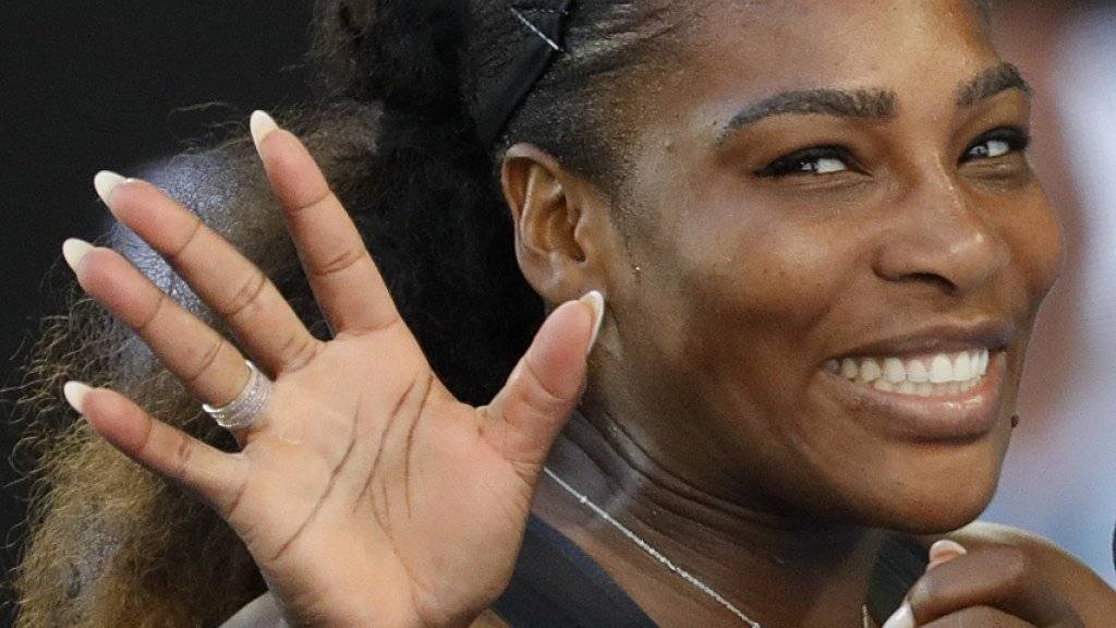 Serena Williams freut sich auf ihr erstes Kind