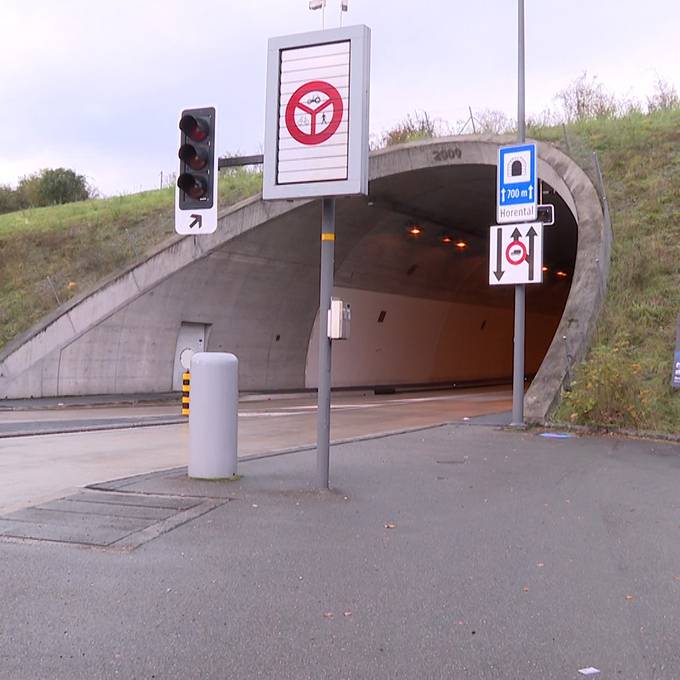 Unfall im Horentaltunnel – eine Person verletzt