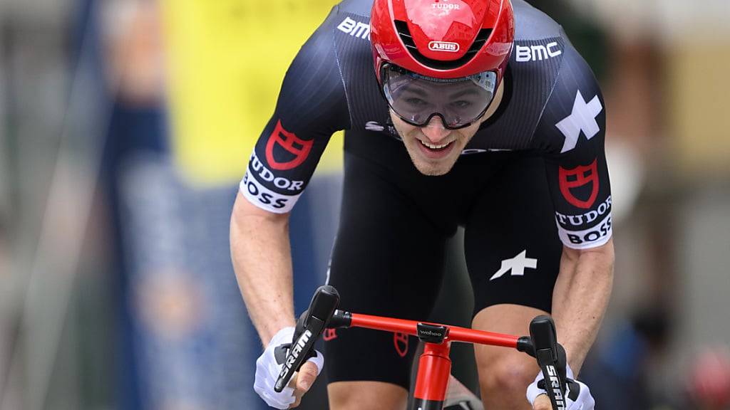 Maikel Zijlaard vom Schweizer Team Tudor gewinnt den Prolog zur 77. Tour de Romandie