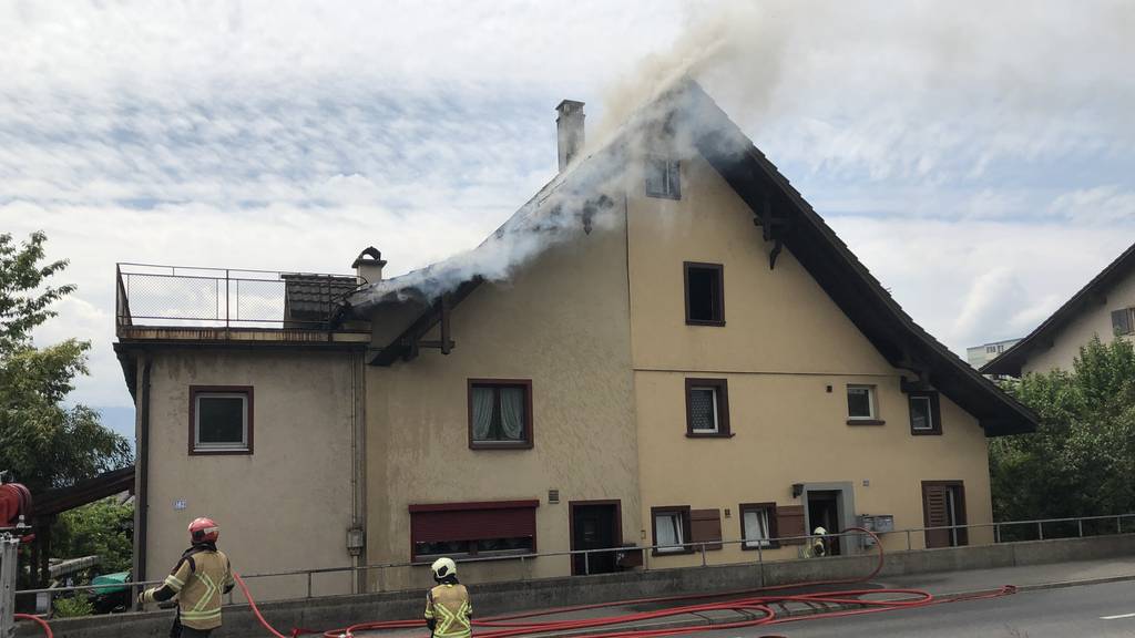 Hausbrand in Rapperswil-Jona