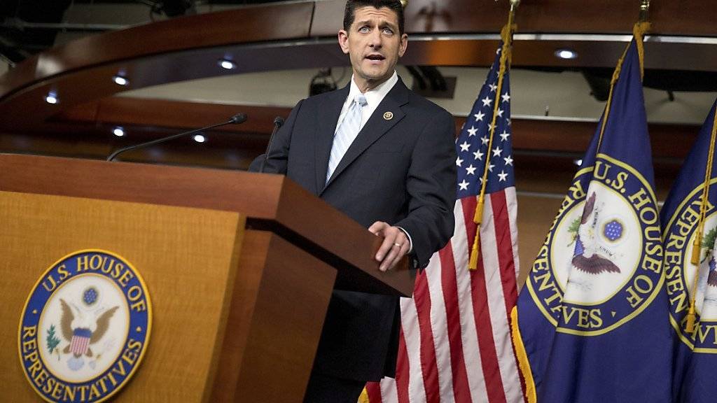 Der Republikaner Paul Ryan will neuer Präsident des Repräsentantenhauses werden. (Archivbild)