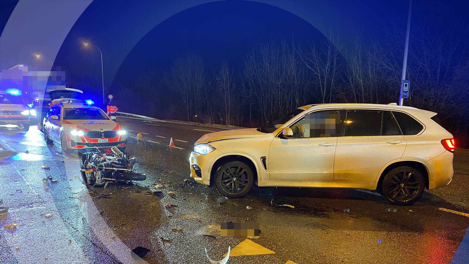Schwerer Motorradunfall in Kriegstetten 
