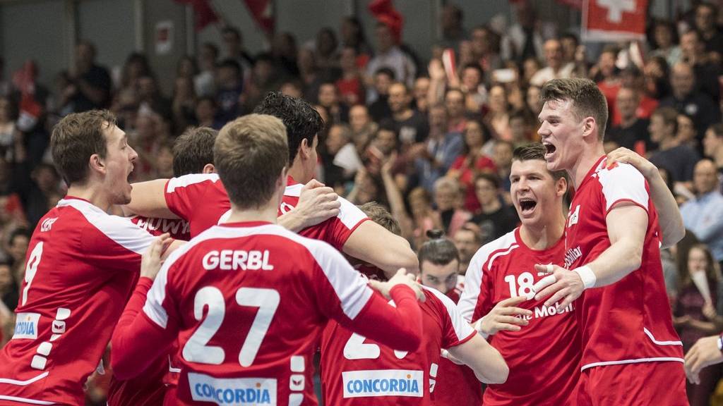 Derzeit erfolgreich unterwegs: Die Schweizer Handball-Nationalmannschaft.