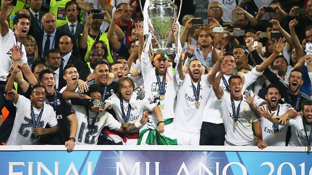 Real Madrid feiert in Mailand den elften Titel in der Königsklasse des europäischen Klubfussballs