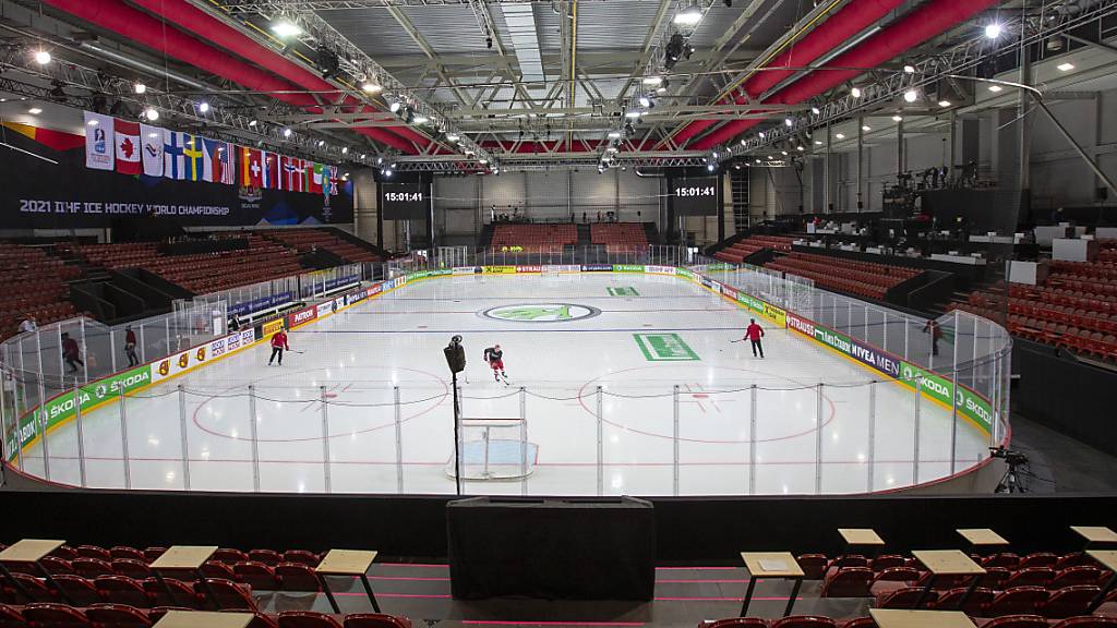 Das Olympic Sports Center, eines der zwei WM-Stadien in Riga