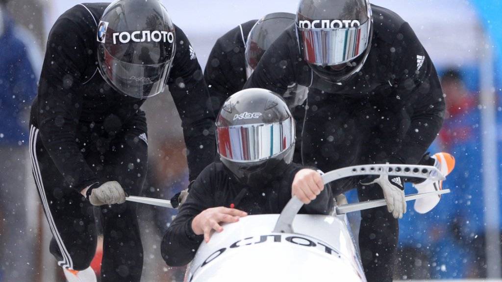 Der von Alexander Kasjanow pilotierte russische Bob gewann am vergangenen Wochenende in Whistler den Viererbob-Weltcup.