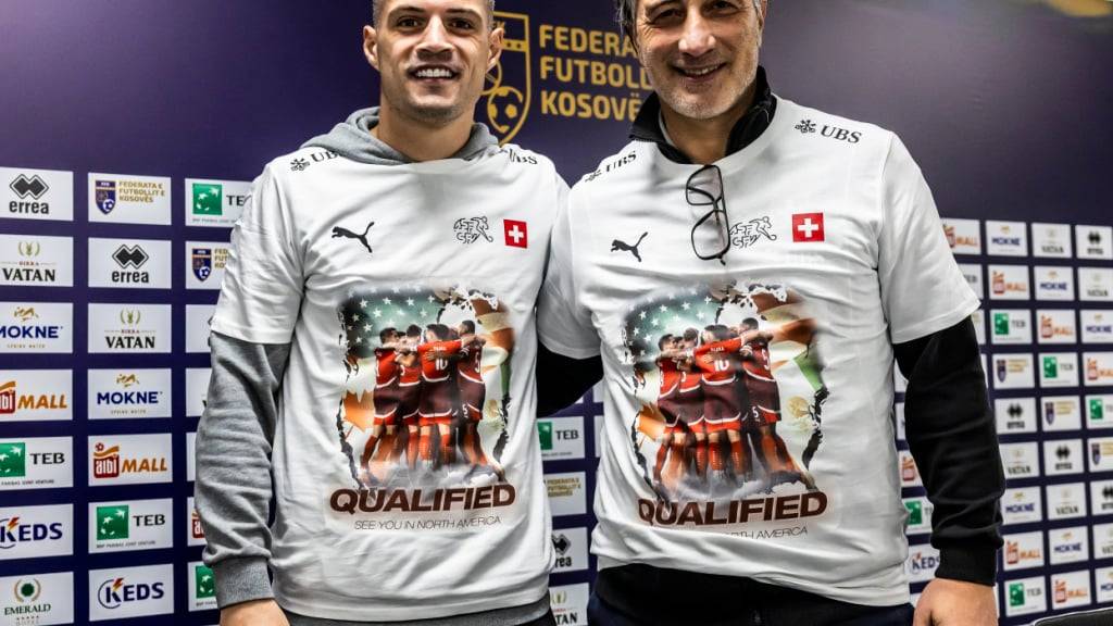 Captain Granit Xhaka und Nationaltrainer Murat Yakin können spekulieren, gegen wen sie im nächsten Sommer die Vorrunde bestreiten werden