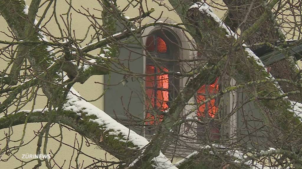 Winterthurer Kindergarten geht in Flammen auf