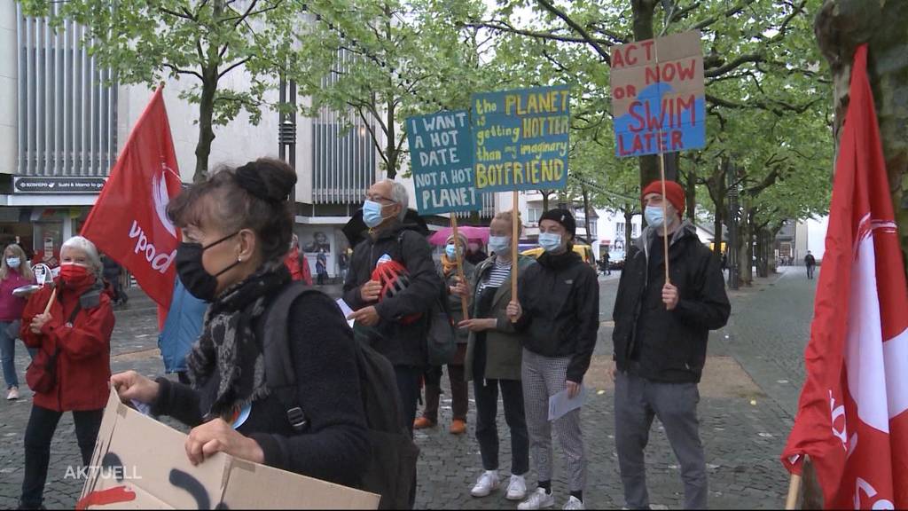Klimajugend versammelt sich zu Demos in der Schweiz