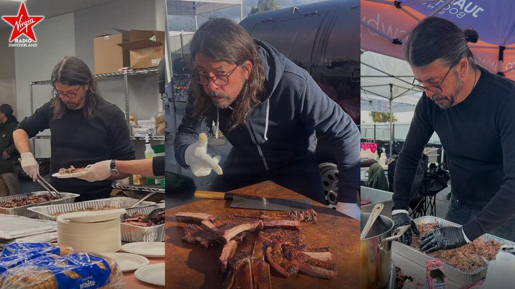 Dave Grohl steht für Obdachlose am Grill