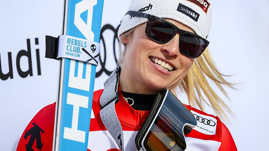 Lara Gut-Behrami hatte in Crans-Montana mit den Plätzen 1, 3 und 6 Grund zum Strahlen