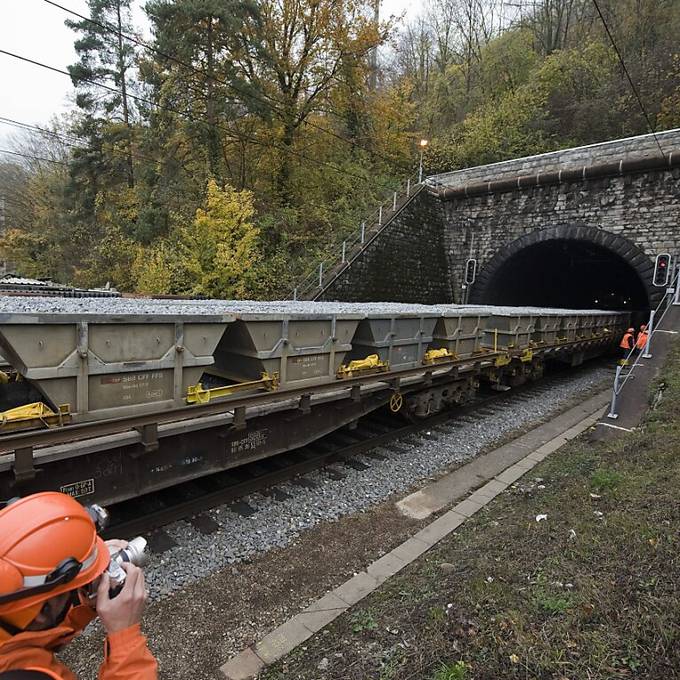 Jetzt geht die Sanierung des Hauenstein-Basistunnels richtig los