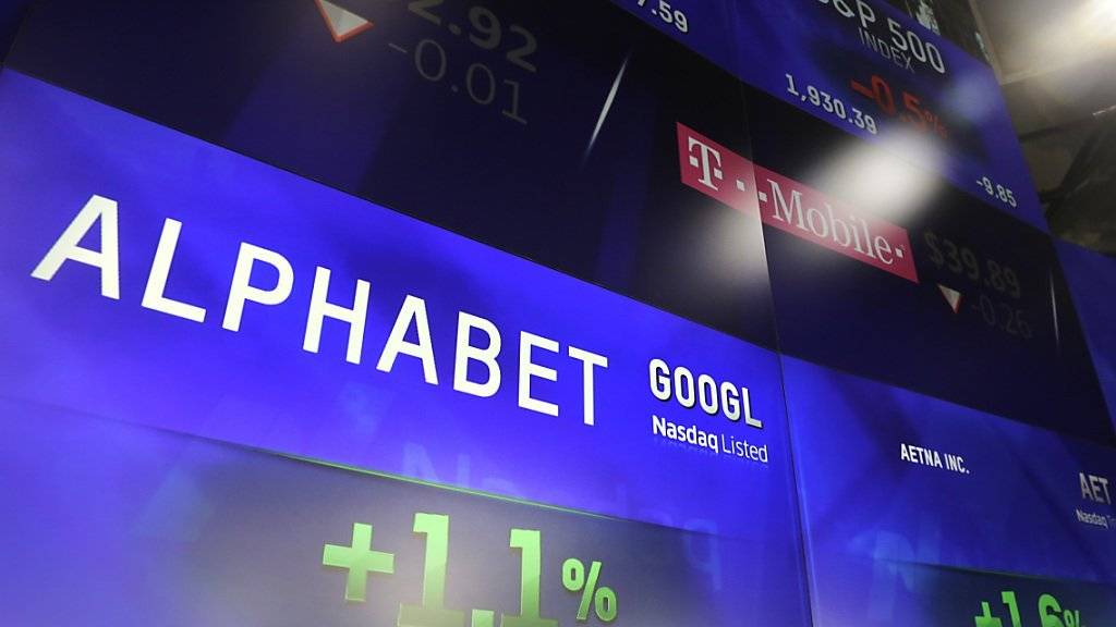 Die Muttergesellschaft von Google, Alphabet, war am Montagabend nachbörslich das wertvollste börsennotierte Unternehmen.