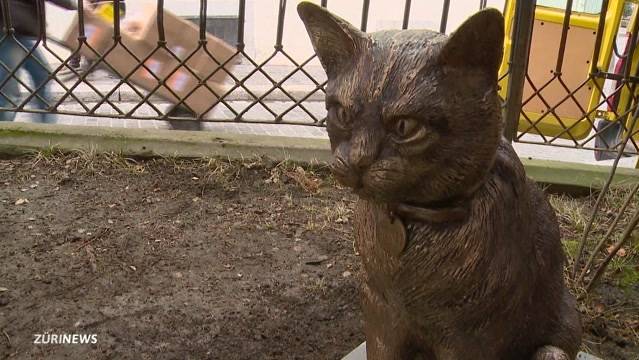 Denkmal für Stadtkater Monty