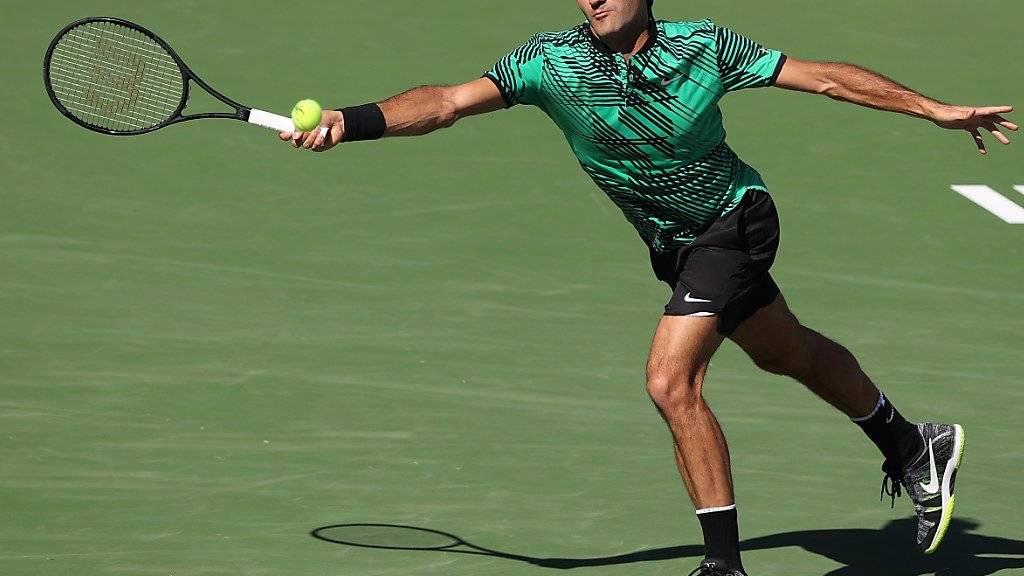 Nach seinem Sieg in Indian Wells wartet auf Roger Federer auch beim ATP-Turnier von Miami ein happiges Programm