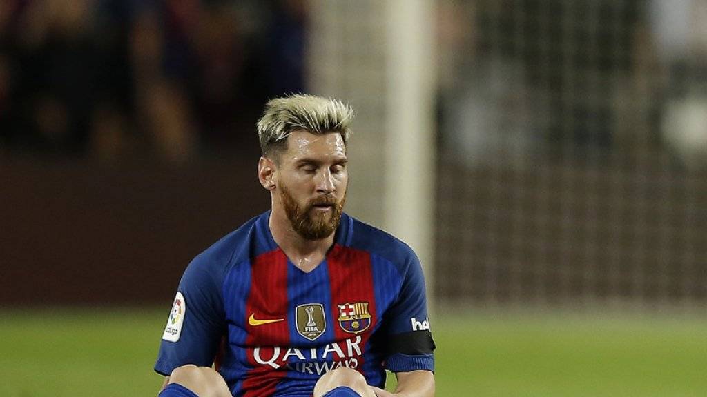 Lionel Messi muss verletzungsbedingt pausieren.