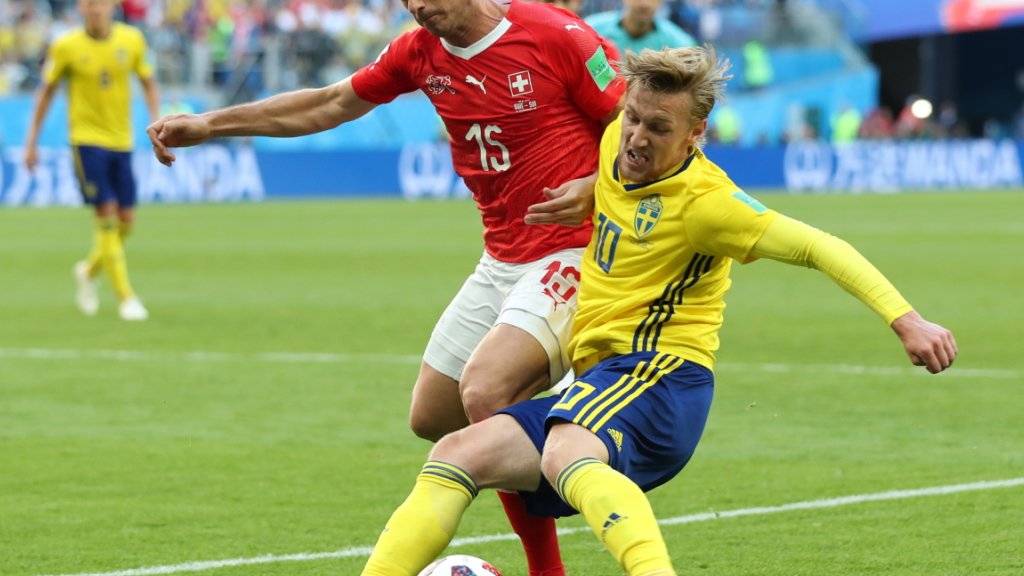 Für Blerim Dzemaili endete wohl seine Karriere in der Nationalmannschaft mit der Niederlage im WM-Achtelfinal 2018 gegen Schweden