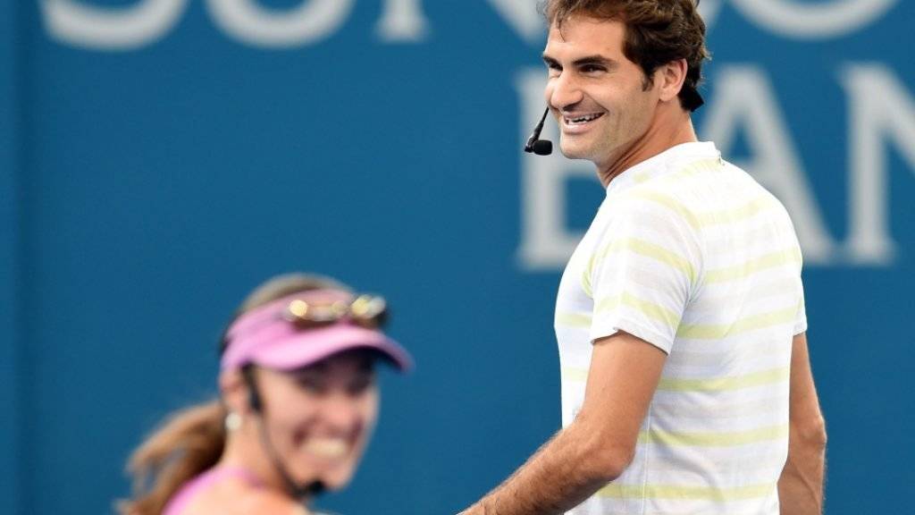 Martina Hingis und Roger Federer: Gemeinsamer Auftritt bei Olympia 2016 in Rio