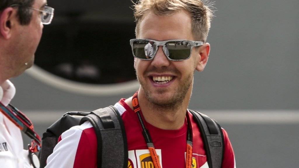 Sebastian Vettel hat gut lachen: Pole-Position in Singapur