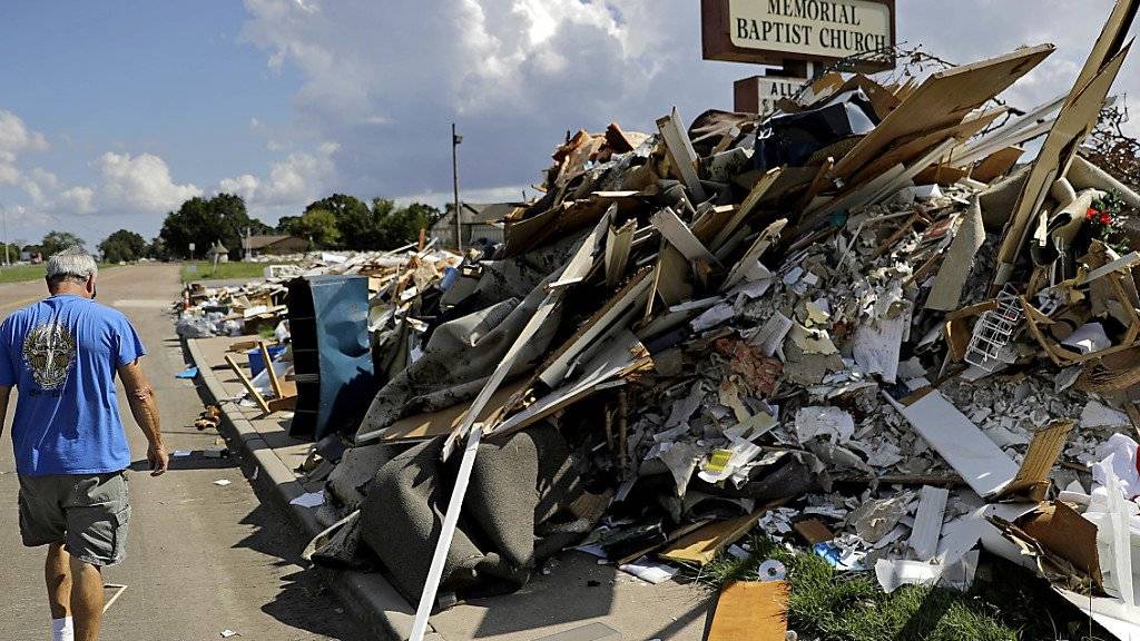 Die Schäden dieser Hurrikansaison führten bei Swiss Re zu Rekordschadenkosten wie in Texas nach Harvey (Bild).