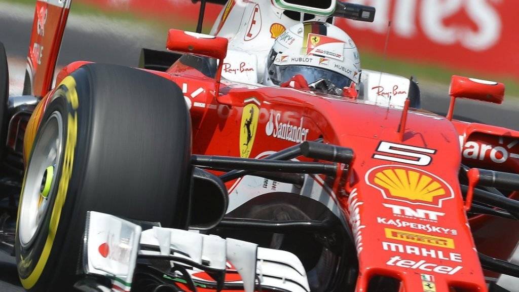 Ferrari (am Steuer hier Sebastian Vettel) baut für die zweite Saisonhälfte seine Technikabteilung um