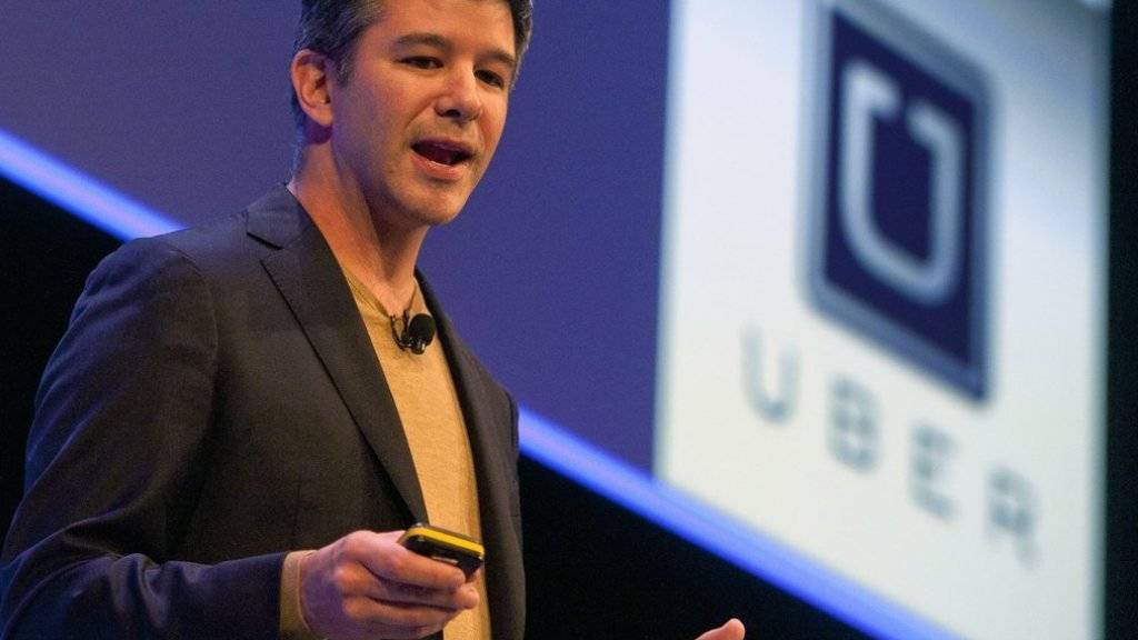 Uber-Chef Travis Kalanick will selbstfahrende Autos kommerziell nutzen. (Archiv)