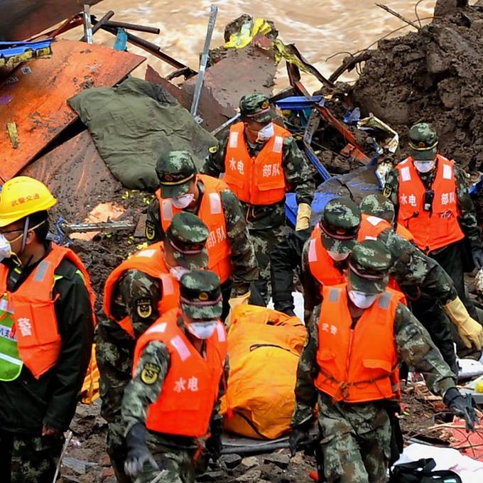 Tote und Vermisste nach Erdrutsch in Südchina