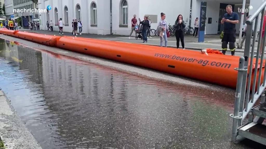 Hochwasserlage Luzern