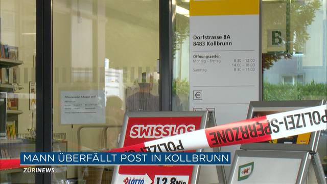 Post in Kollbrunn überfallen