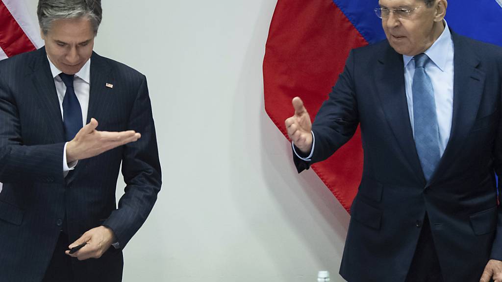 US-Aussenminister Blinken trifft erstmals Lawrow - Sorge um Nawalny