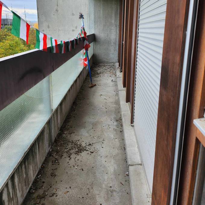 Balkon von Telli-Bewohnerin von Taubenkot befreit – Ärger geht aber weiter