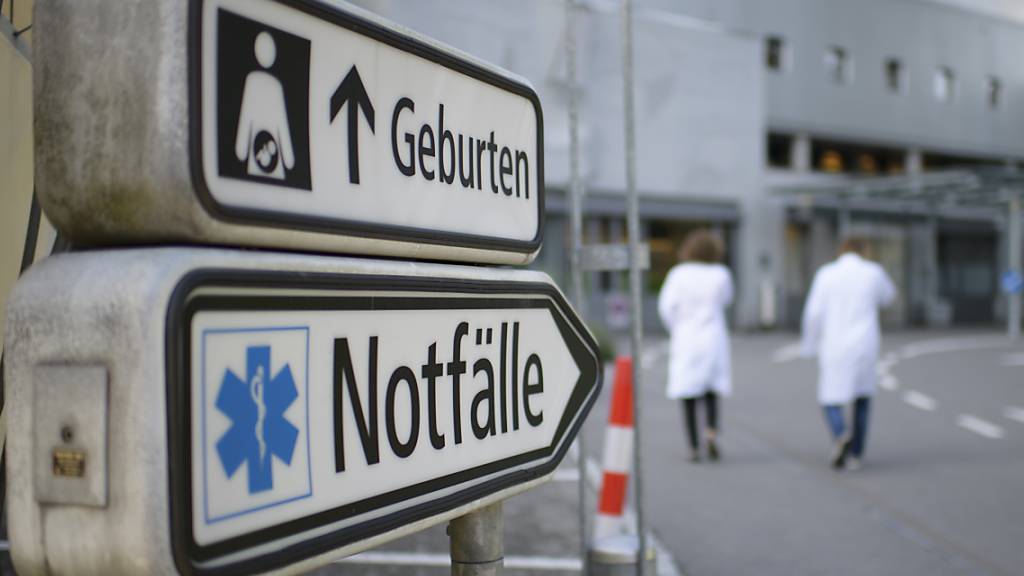 Einfahrt zur Notfall-Aufnahme am Kantonsspital St. Gallen. (Archivbild)