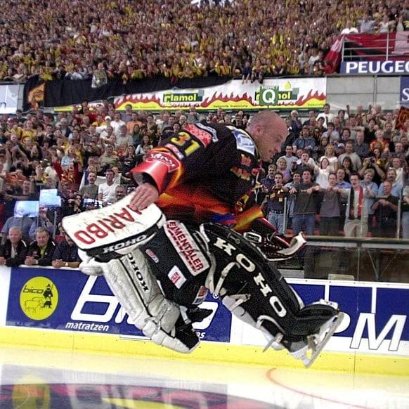 Seine Rückennummer 31 hängt unter dem Dach: Goalie-Legende Renato Tosio.