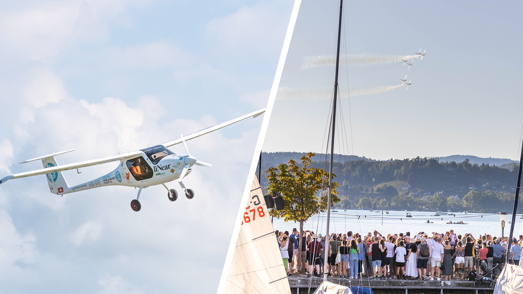 Am Seenachtsfest Rapperswil-Jona fliegen dieses Jahr E-Flugzeuge durch die Luft.