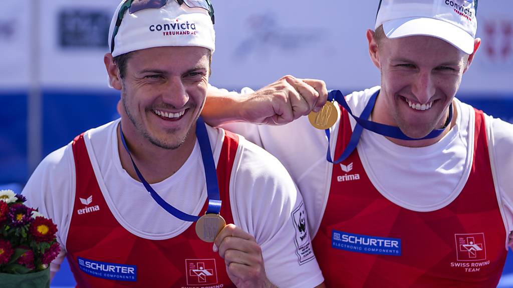 WM-Gold ohne grossen Vorlauf: Roman Röösli (links) und Andrin Gulich harmonieren auf Anhieb