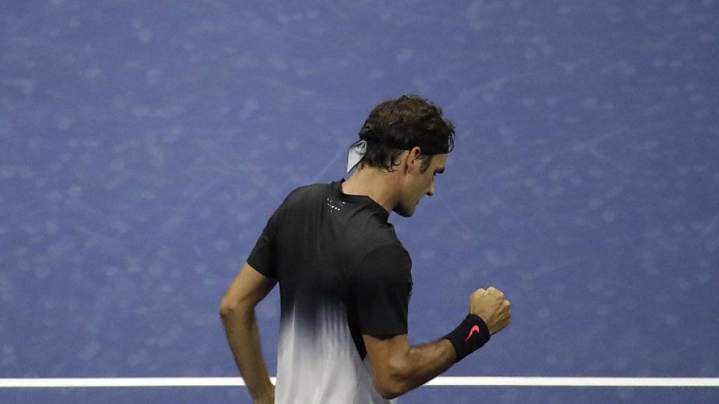 Roger Federer musste in der 1. Runde über die volle Distanz