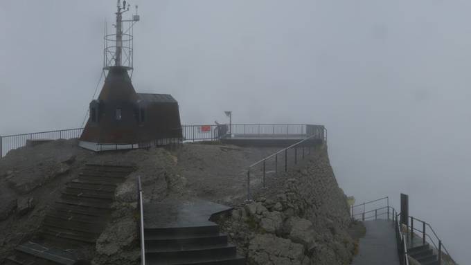 Sturmböen mit 142 Kilometer pro Stunde auf dem Säntis