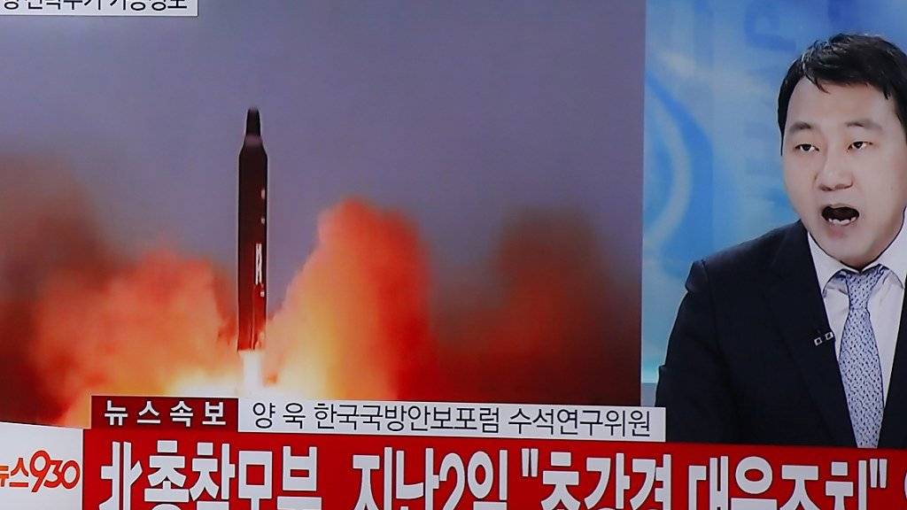 Bericht über den jüngsten Raketentest Nordkoreas in Südkorea.