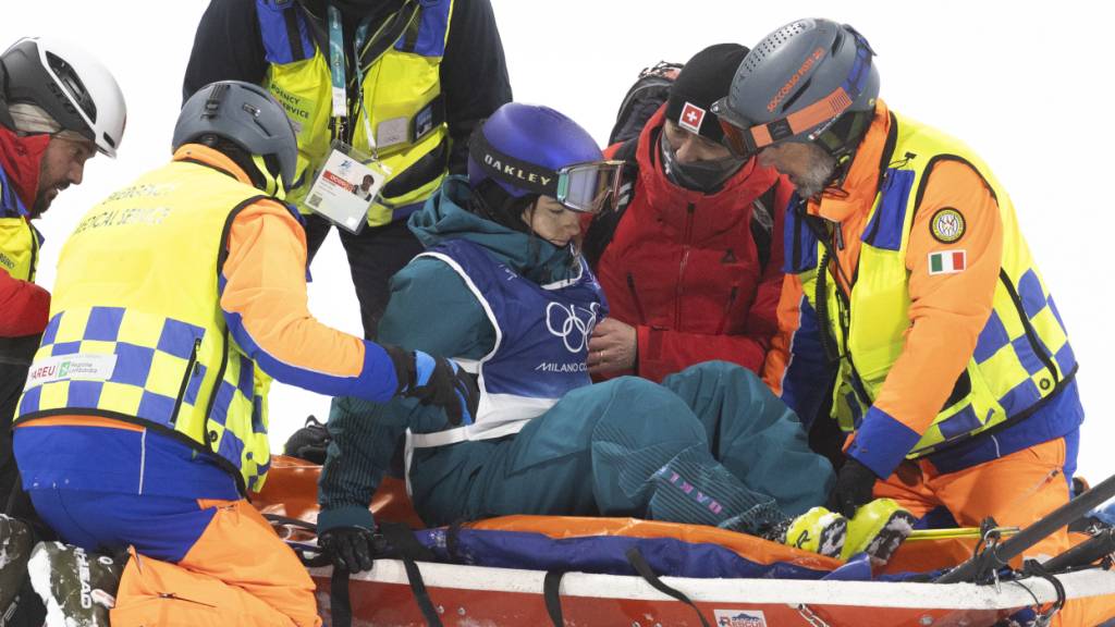 Den Sturz im olympischen Big-Air-Wettkampf hat Mathilde Gremaud medizinisch noch nicht ganz verdaut