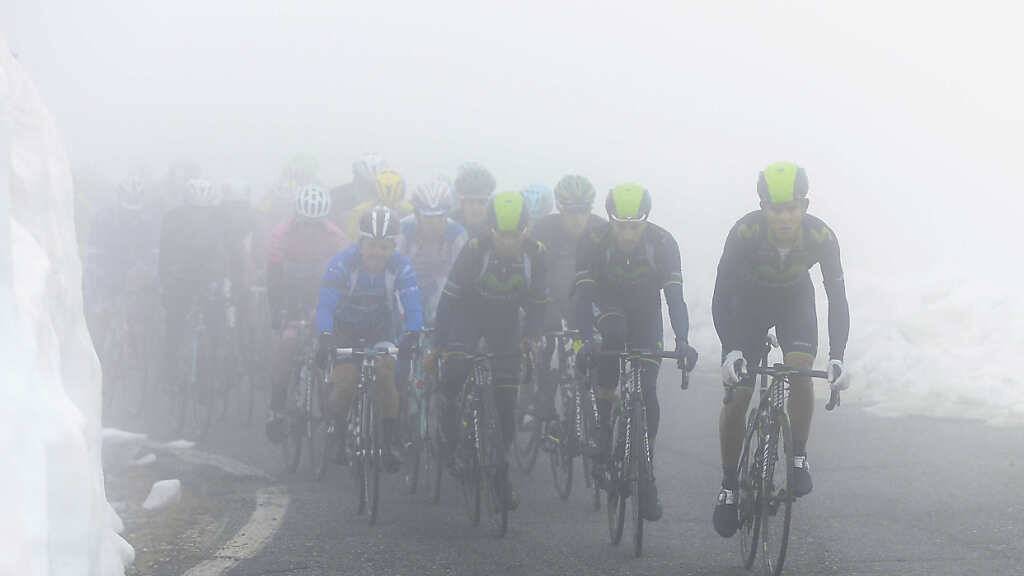 Das schlechte Wetter macht im Giro eine weitere Streckenänderung nötig