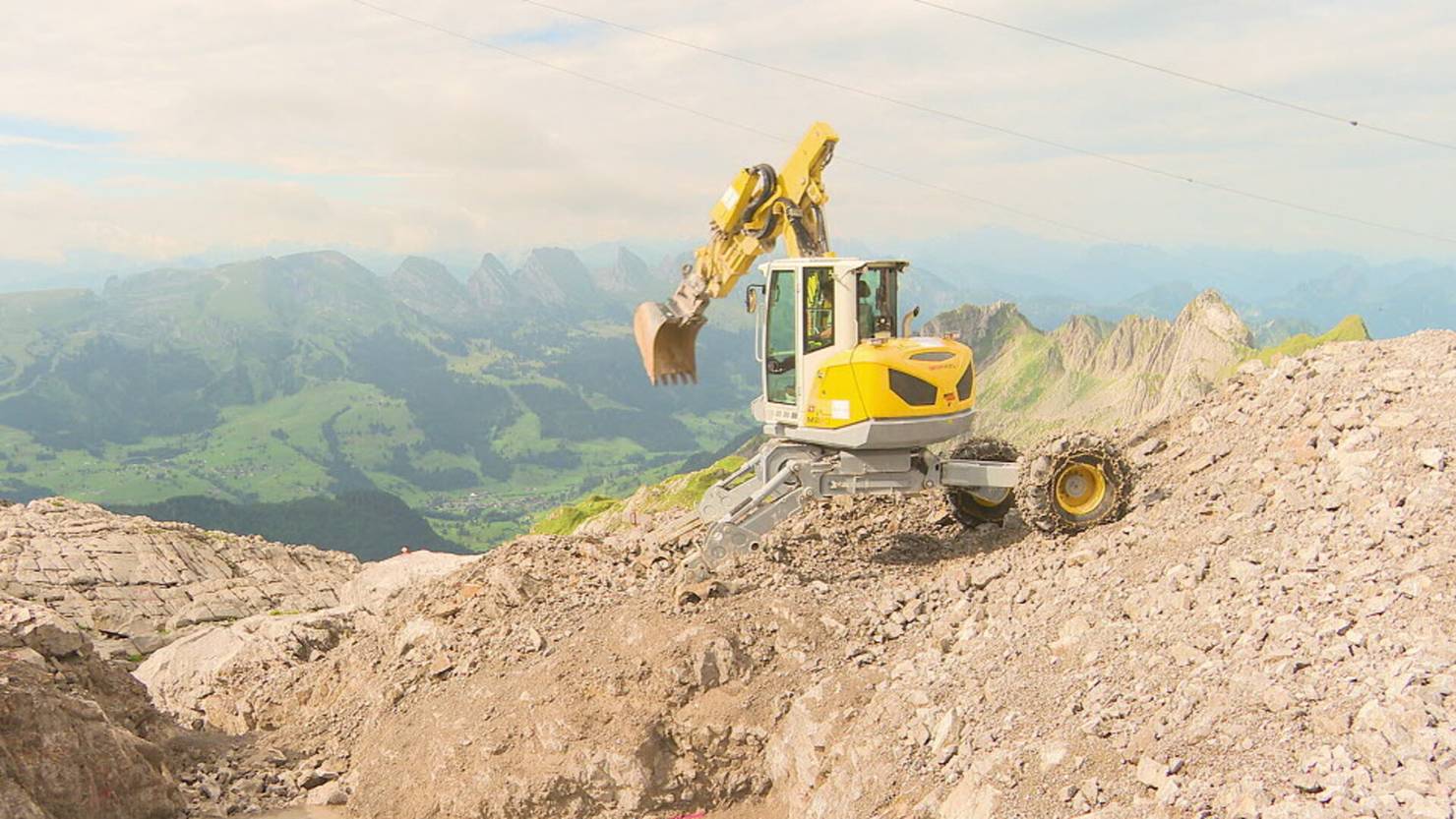 Besuch auf spektakulärer Säntis-Baustelle | TVO Online